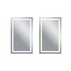 Cwi Lighting Rectangle Matte White Led 30 In. Mirror From Our Abril Collection 1232W30-49-A
